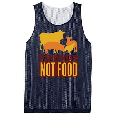 Friends Not Food Mesh Reversible Basketball Jersey Tank