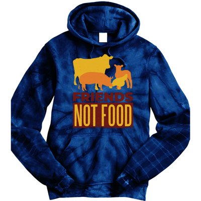 Friends Not Food Tie Dye Hoodie