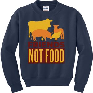 Friends Not Food Kids Sweatshirt