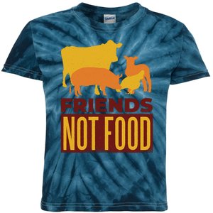 Friends Not Food Kids Tie-Dye T-Shirt