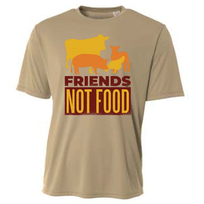 Friends Not Food Cooling Performance Crew T-Shirt