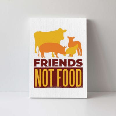 Friends Not Food Canvas