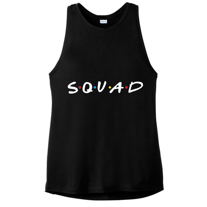 Friends Squad Ladies PosiCharge Tri-Blend Wicking Tank