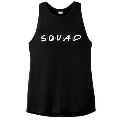 Friends Squad Ladies PosiCharge Tri-Blend Wicking Tank