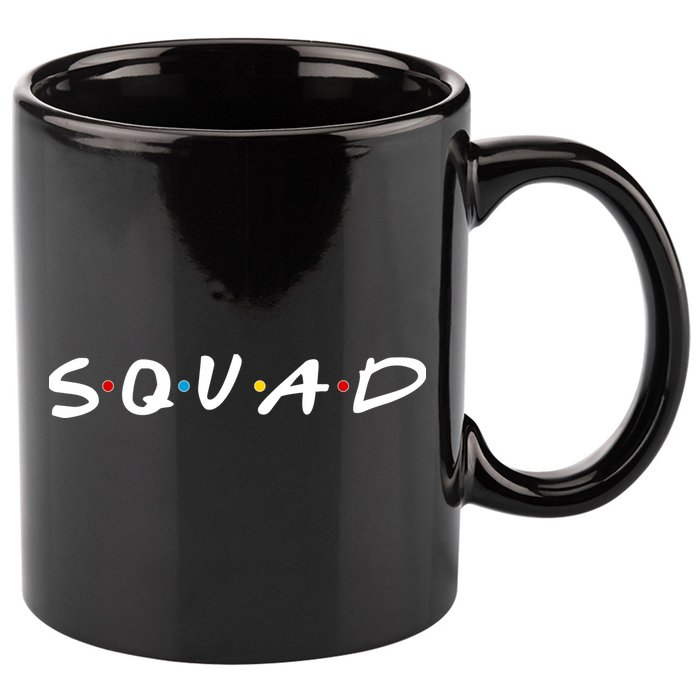 Friends Squad 11oz C Handle Ceramic Mug