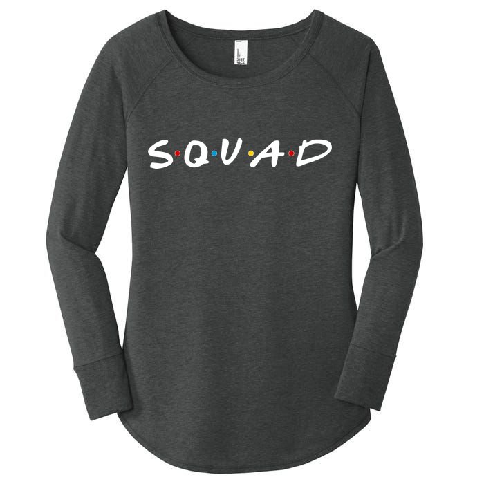 Friends Squad Women's Perfect Tri Tunic Long Sleeve Shirt