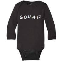 Friends Squad Baby Long Sleeve Bodysuit