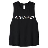 Friends Squad Women's Racerback Cropped Tank