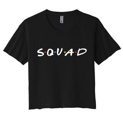 Friends Squad Women's Crop Top Tee