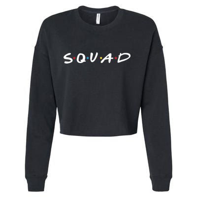 Friends Squad Cropped Pullover Crew