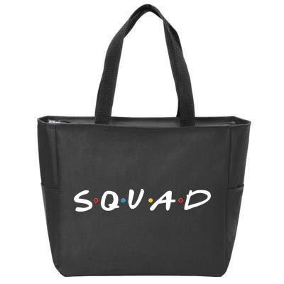 Friends Squad Zip Tote Bag