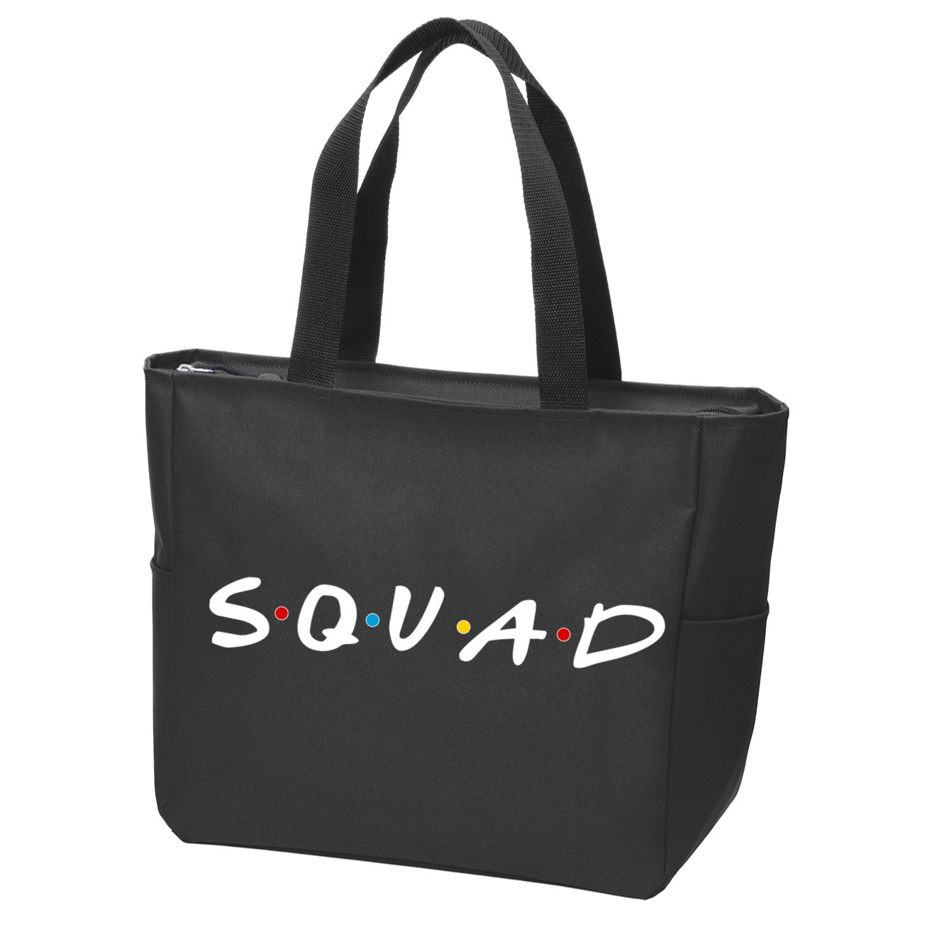Friends Squad Zip Tote Bag