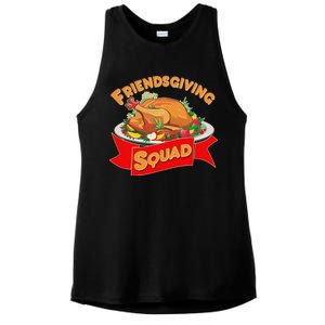 Friendsgiving Squad Funny Thanksgiving Ladies PosiCharge Tri-Blend Wicking Tank