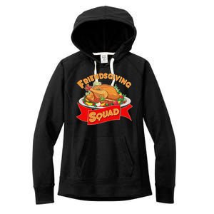 Friendsgiving Squad Funny Thanksgiving Women's Fleece Hoodie