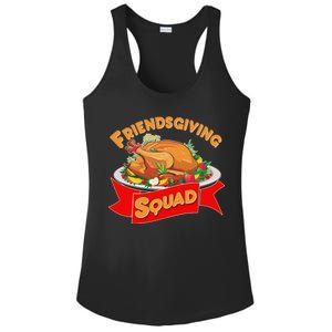 Friendsgiving Squad Funny Thanksgiving Ladies PosiCharge Competitor Racerback Tank