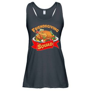 Friendsgiving Squad Funny Thanksgiving Ladies Essential Flowy Tank