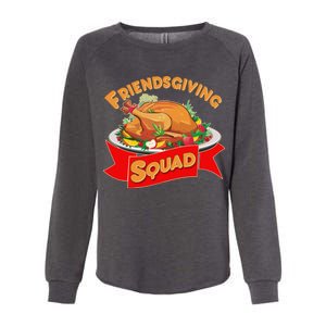 Friendsgiving Squad Funny Thanksgiving Womens California Wash Sweatshirt