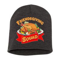 Friendsgiving Squad Funny Thanksgiving Short Acrylic Beanie