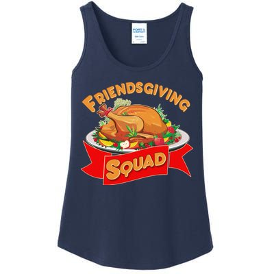 Friendsgiving Squad Funny Thanksgiving Ladies Essential Tank