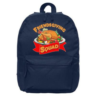 Friendsgiving Squad Funny Thanksgiving 16 in Basic Backpack