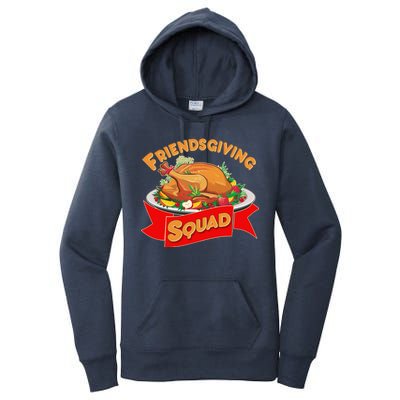 Friendsgiving Squad Funny Thanksgiving Women's Pullover Hoodie