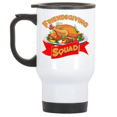 Friendsgiving Squad Funny Thanksgiving Stainless Steel Travel Mug