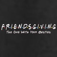 Friendsgiving The One with Your Besties Thanksgiving Adult Drive Performance Visor