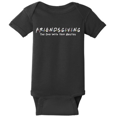 Friendsgiving The One with Your Besties Thanksgiving Baby Bodysuit