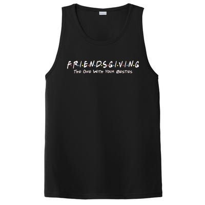 Friendsgiving The One with Your Besties Thanksgiving PosiCharge Competitor Tank