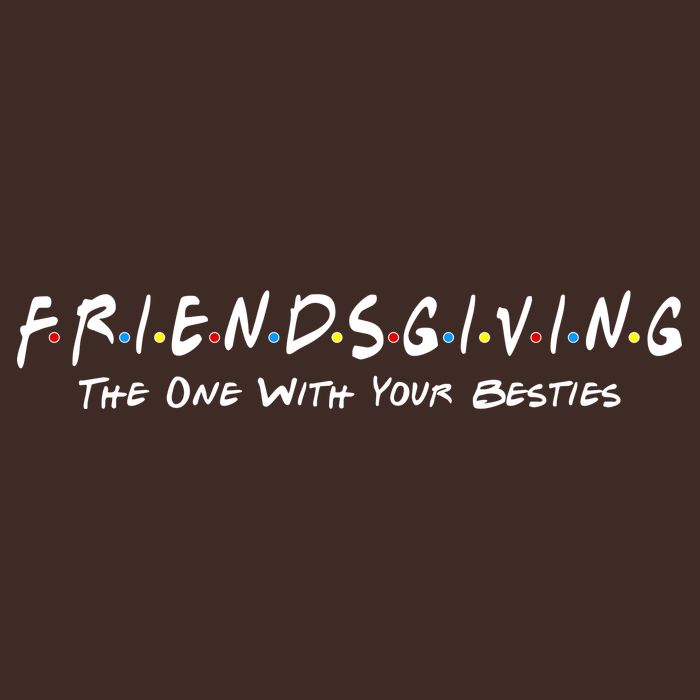 Friendsgiving The One with Your Besties Thanksgiving Cooling Performance Crew T-Shirt