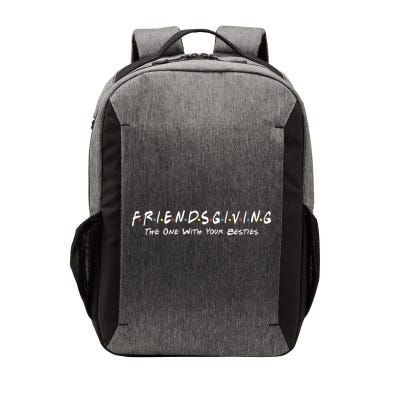 Friendsgiving The One with Your Besties Thanksgiving Vector Backpack