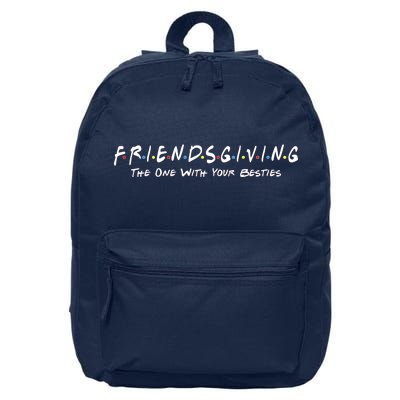 Friendsgiving The One with Your Besties Thanksgiving 16 in Basic Backpack