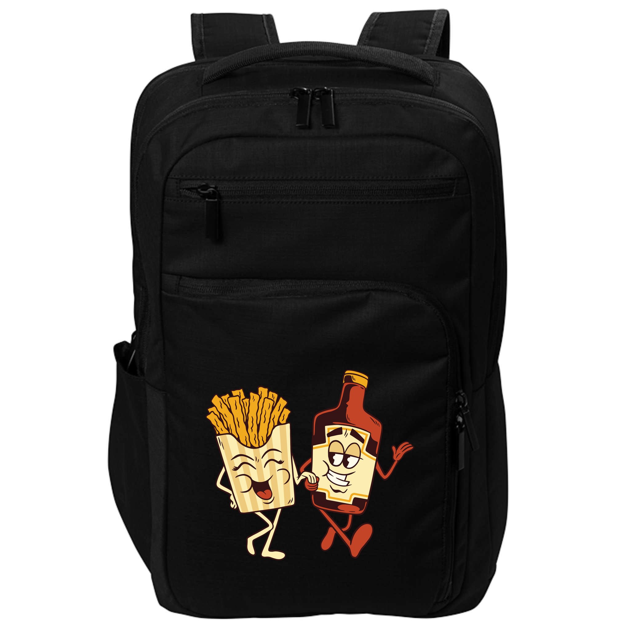 Fries And Ketchup Couple Impact Tech Backpack