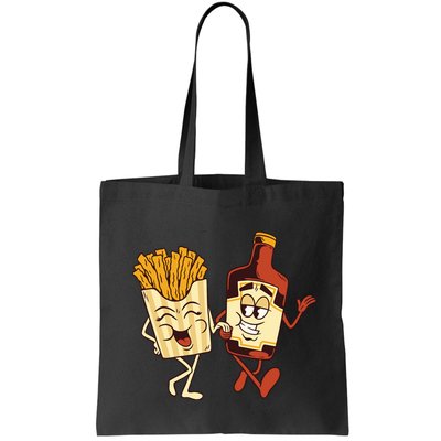 Fries And Ketchup Couple Bag