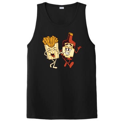 Fries And Ketchup Couple PosiCharge Competitor Tank