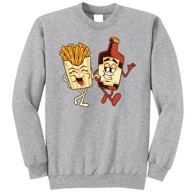 Fries And Ketchup Couple Sweatshirt