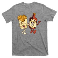 Fries And Ketchup Couple T-Shirt