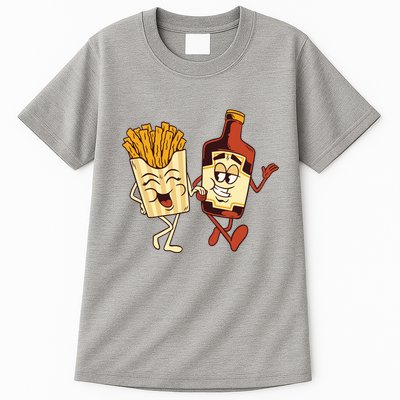 Fries And Ketchup Couple Tall T-Shirt