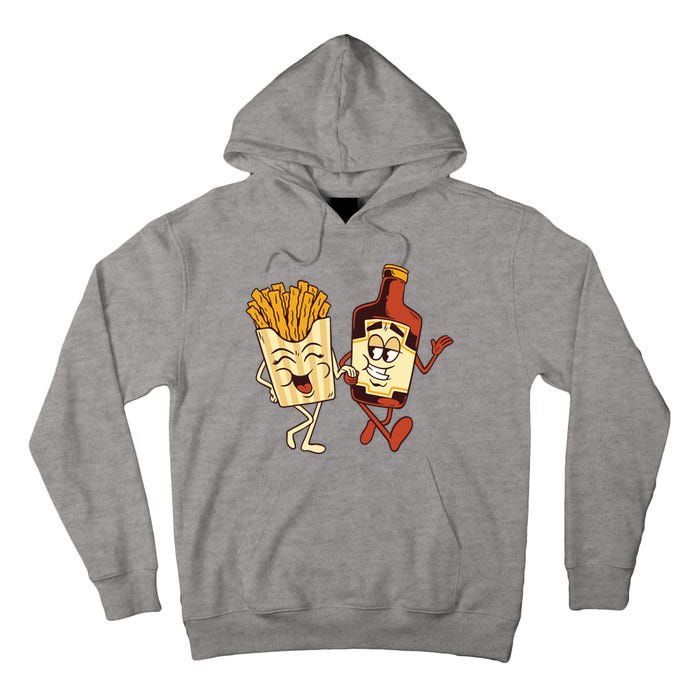 Fries And Ketchup Couple Tall Hoodie