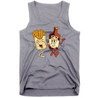 Fries And Ketchup Couple Tank Top