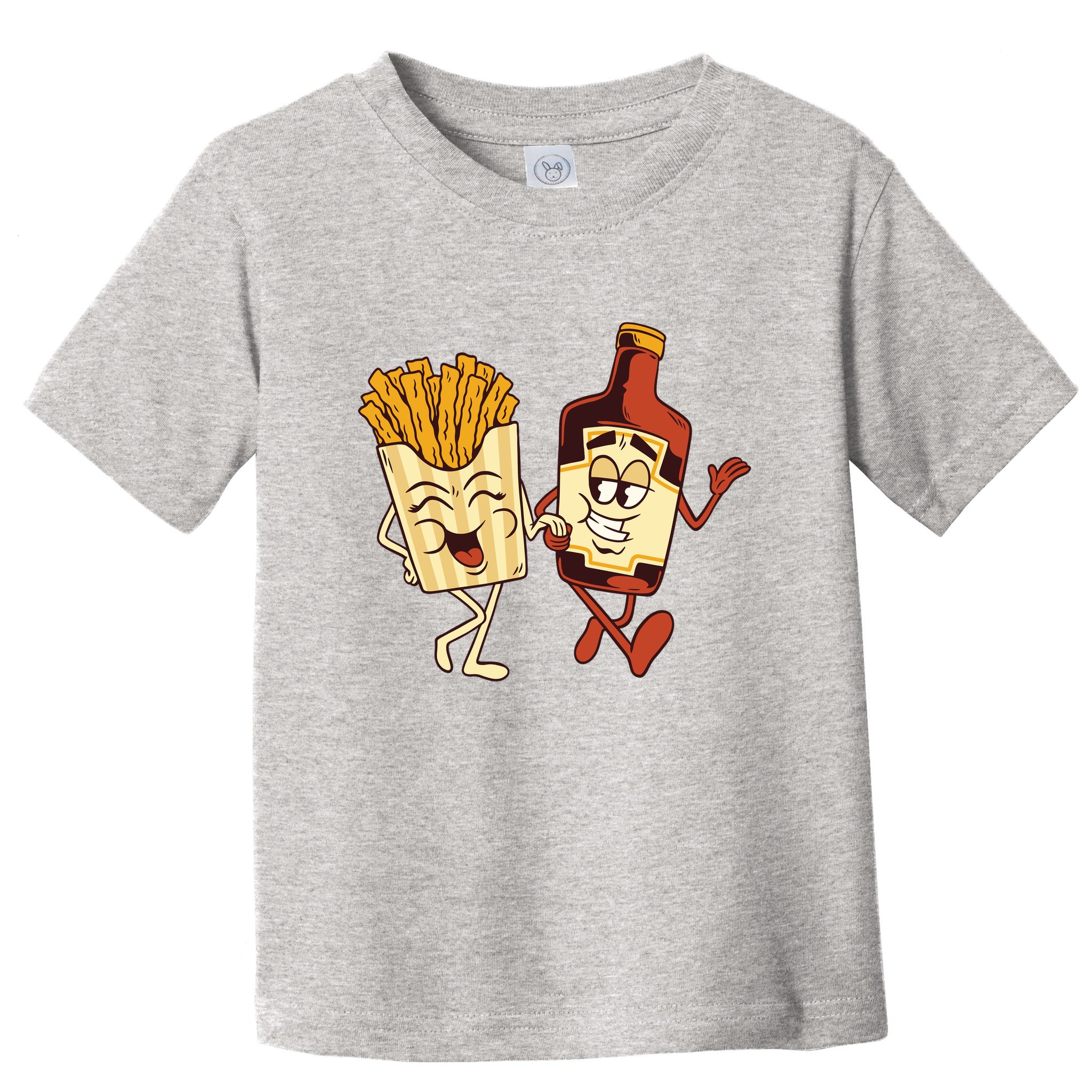 Fries And Ketchup Couple Toddler T-Shirt