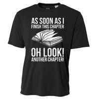 Funny Reading Just One More Chapter Book Lover Design Meaningful Gift Cooling Performance Crew T-Shirt