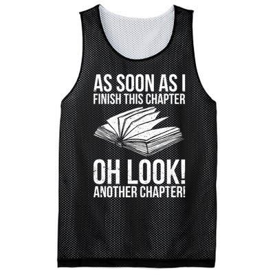 Funny Reading Just One More Chapter Book Lover Design Meaningful Gift Mesh Reversible Basketball Jersey Tank