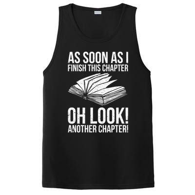 Funny Reading Just One More Chapter Book Lover Design Meaningful Gift PosiCharge Competitor Tank