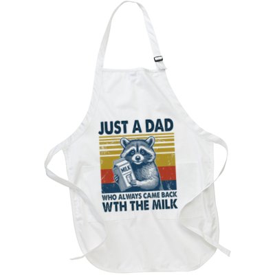 Funny Raccoon Just A Dad Who Always Came Back With The Milk Apron
