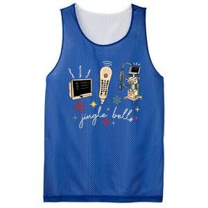 Funny Retro Jingle Bells Sonography Ultrasound Christmas Cool Gift Mesh Reversible Basketball Jersey Tank