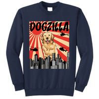 Funny Retro Japanese Dogzilla Golden Retriever Sweatshirt