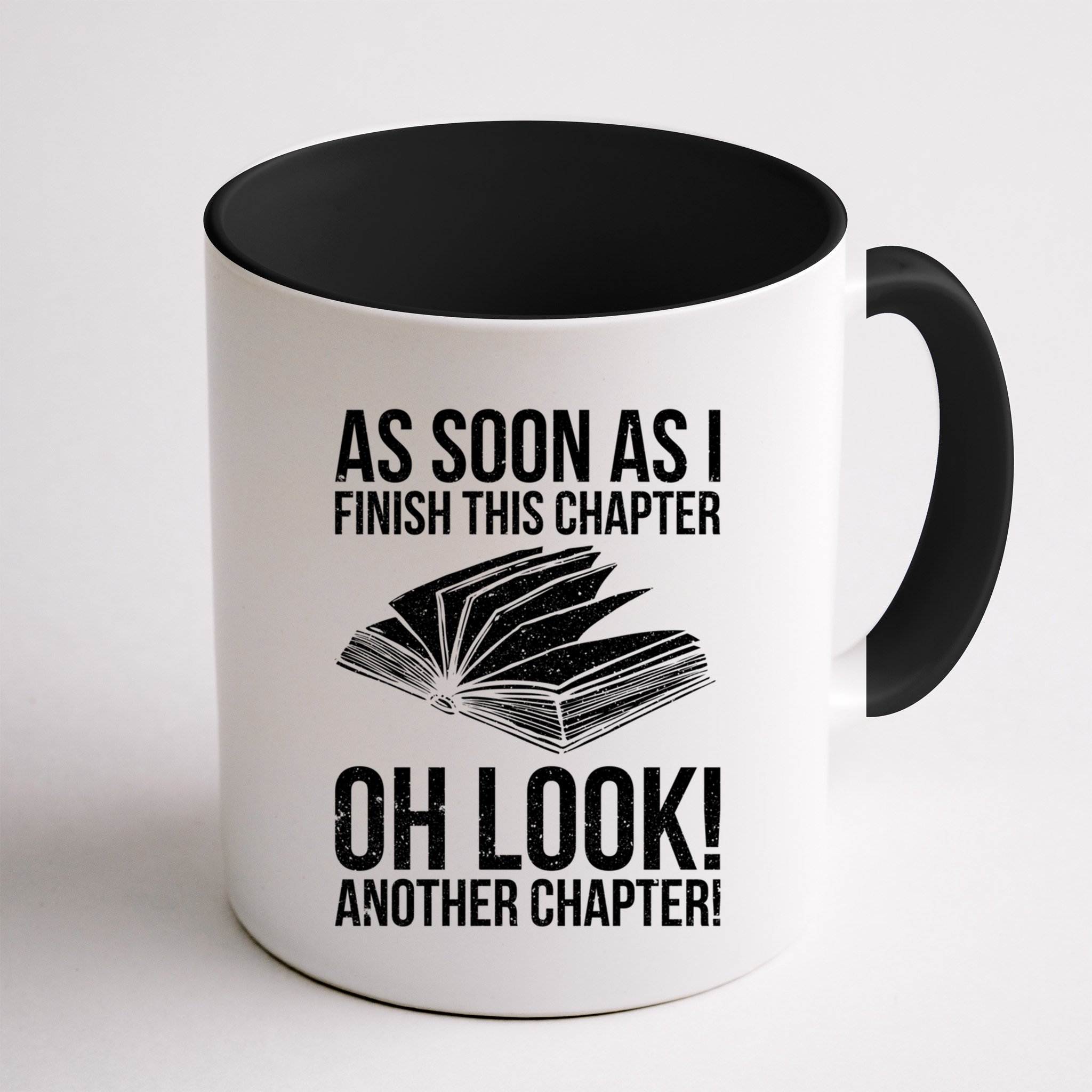 Funny Reading Just One More Chapter Book Lover Design Gift Mug