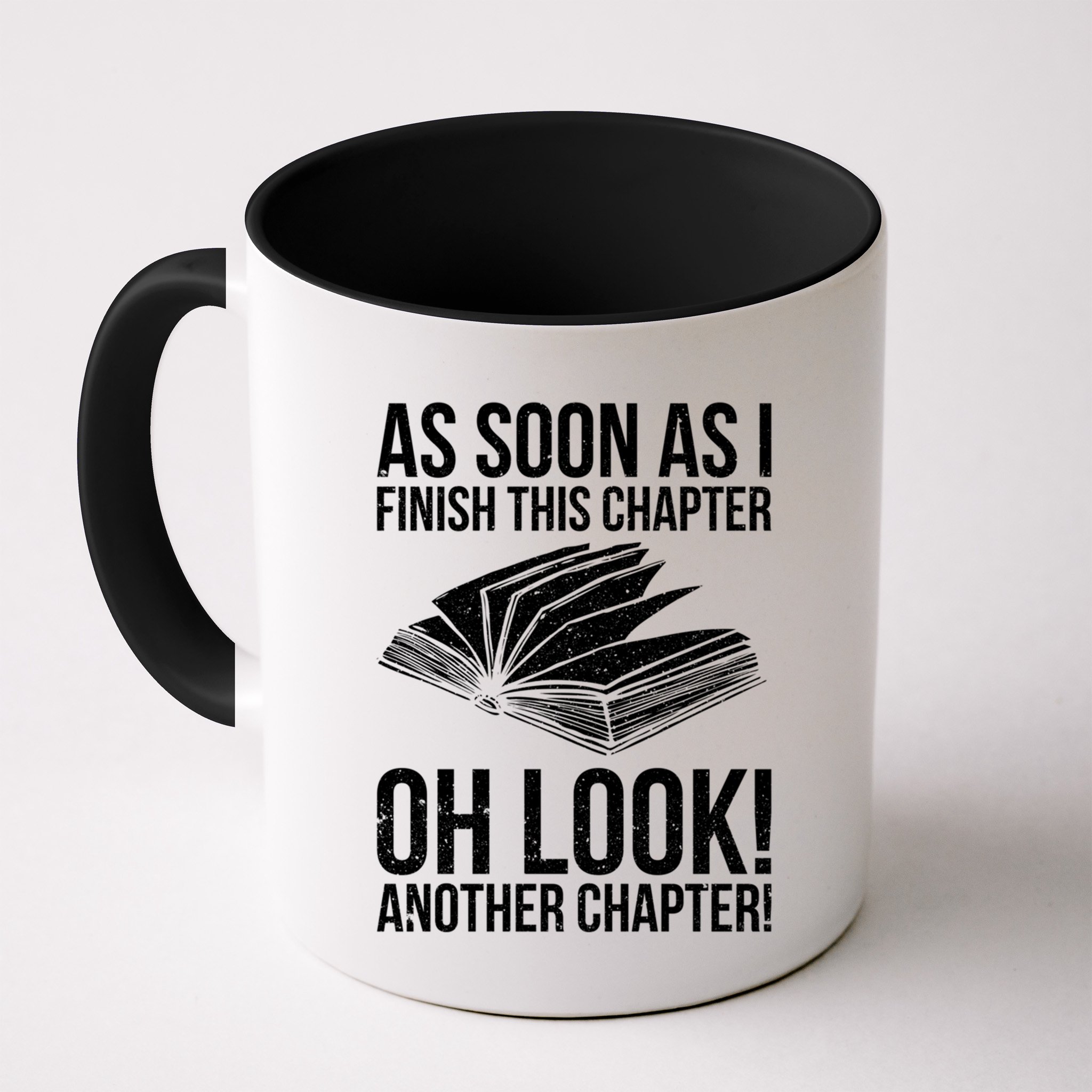 Funny Reading Just One More Chapter Book Lover Design Gift Mug