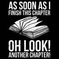 Funny Reading Just One More Chapter Book Lover Design Gift Drawstring Bag